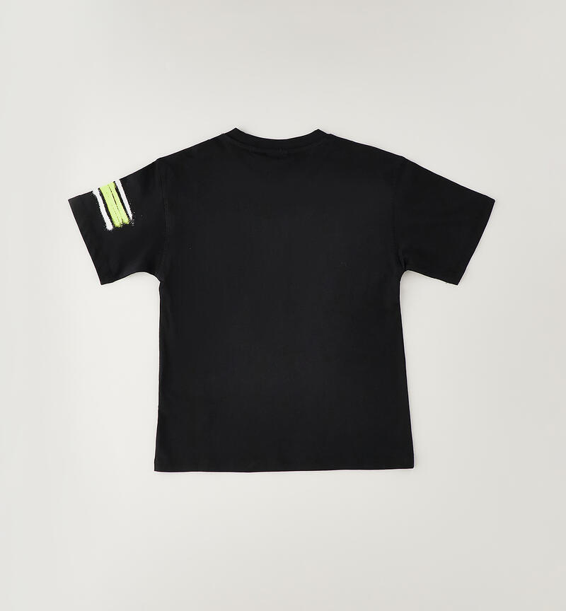 T-shirt per ragazzo NERO-0658