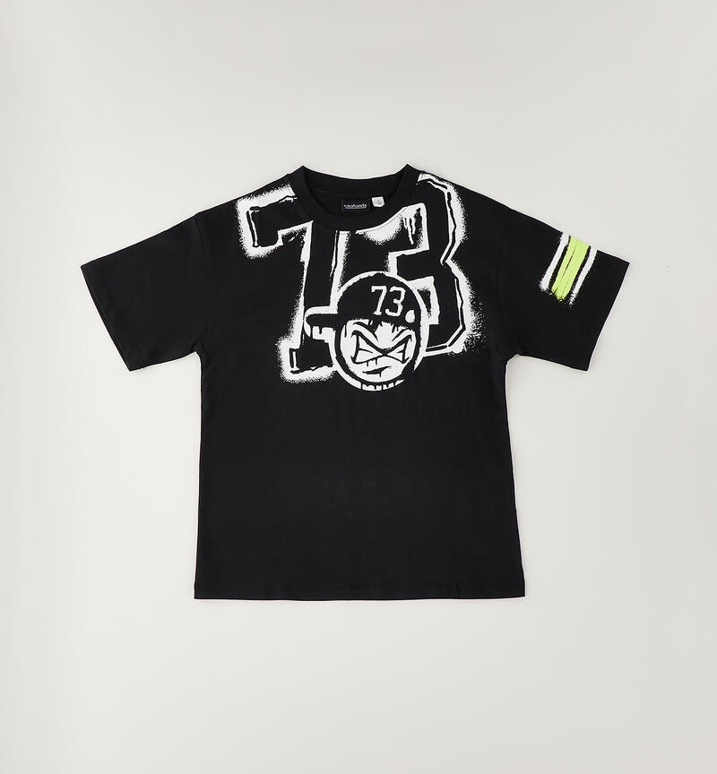 T-shirt per ragazzo NERO-0658