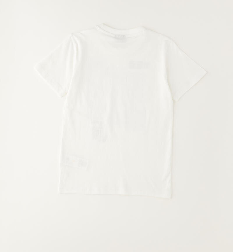 T-shirt per ragazzo Sarabanda PANNA-0112