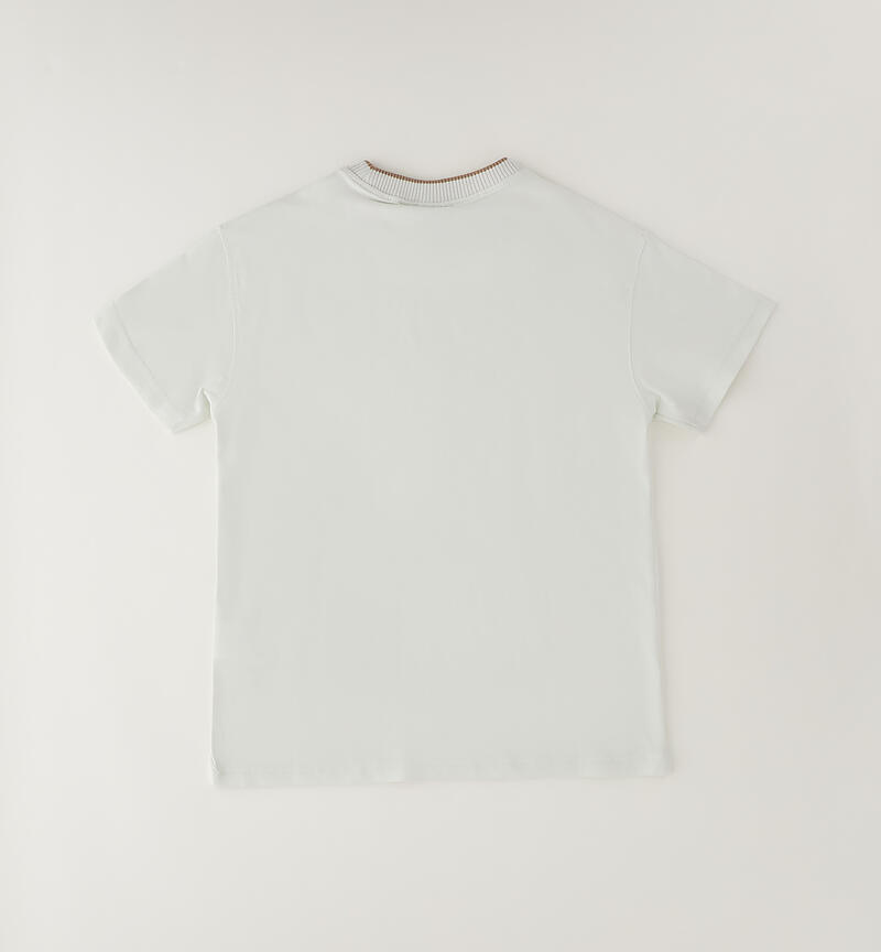 T-shirt ragazzo in cotone GESSO-0242