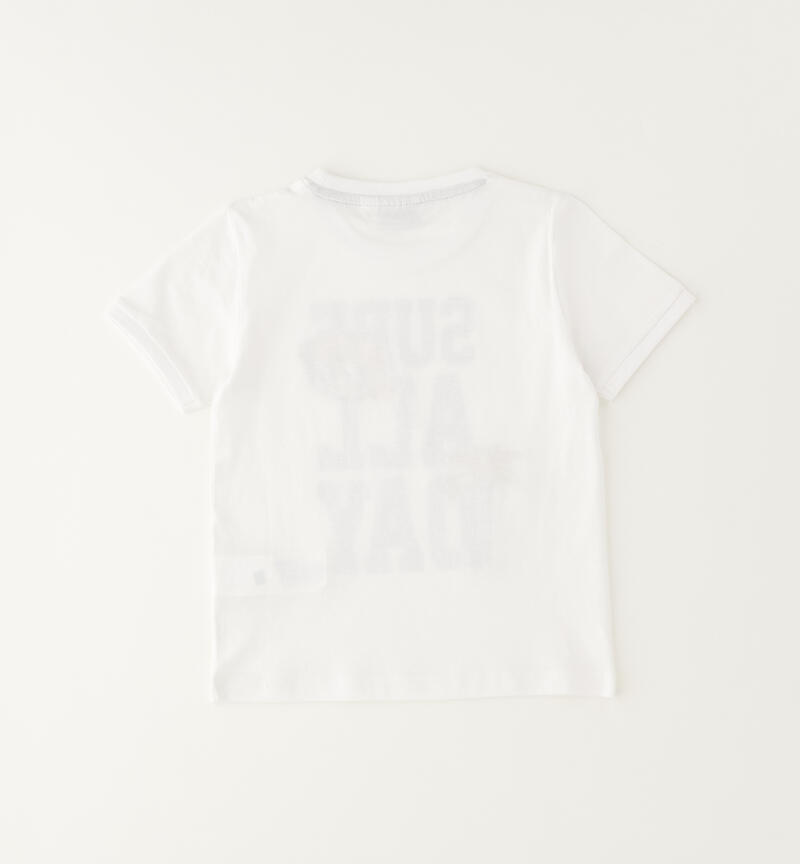 T-shirt Sarabanda da bambino BIANCO-0113