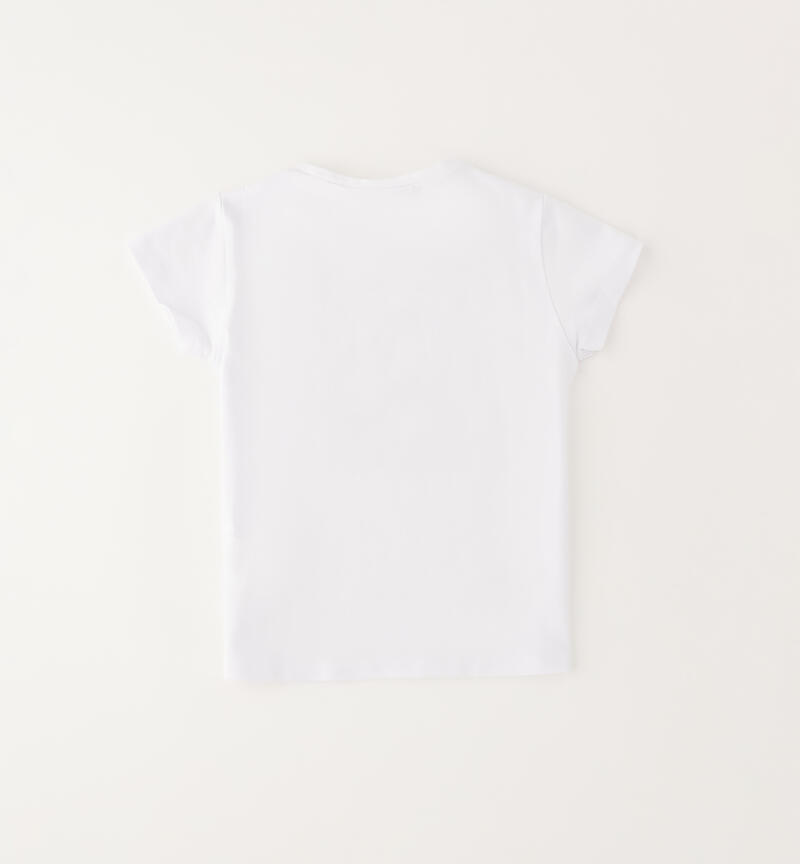 T-shirt Sarabanda per bambina BIANCO-0113