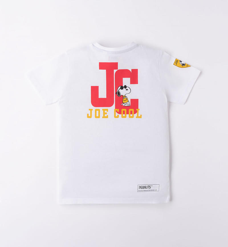 T-shirt Snoopy ragazzo da 8 a 16 anni Sarabanda BIANCO-0113