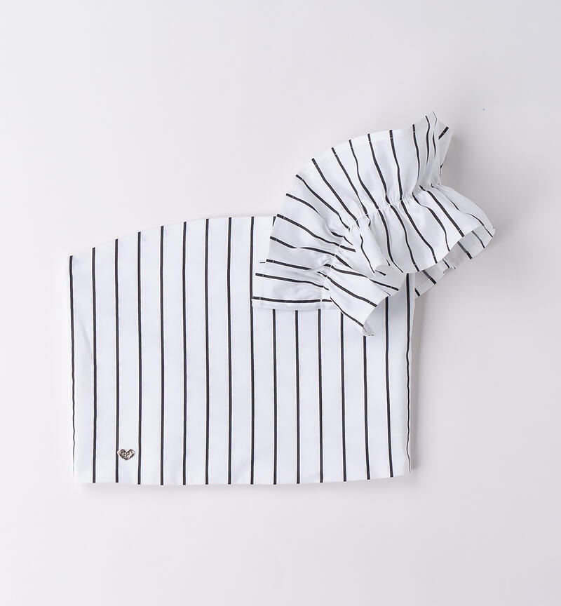 Top da ragazza Sarabanda BIANCO-NERO-6BPQ