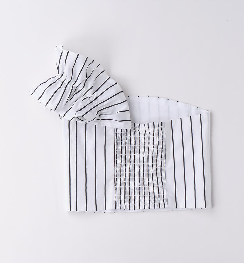 Top da ragazza Sarabanda BIANCO-NERO-6BPQ
