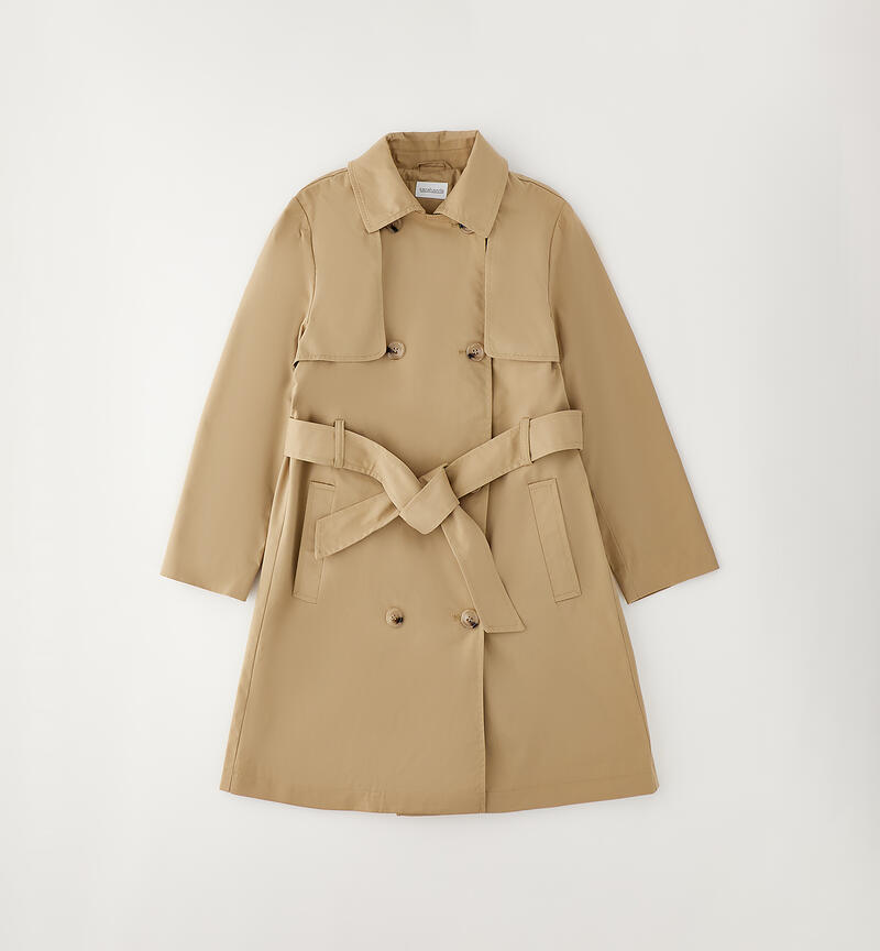 Sarabanda Girl's Trench Coat BEIGE -0746