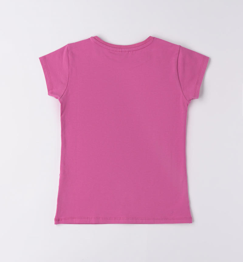 Sarabanda wrap-around T-shirt for girls from 8 to 16 years ORCHIDEA-2832