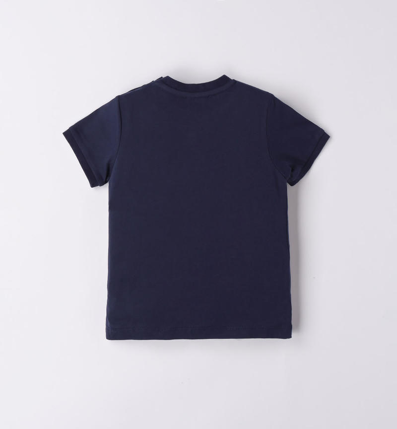 Sarabanda bow tie t-shirt for boys from 9 months to 8 years NAVY-3854