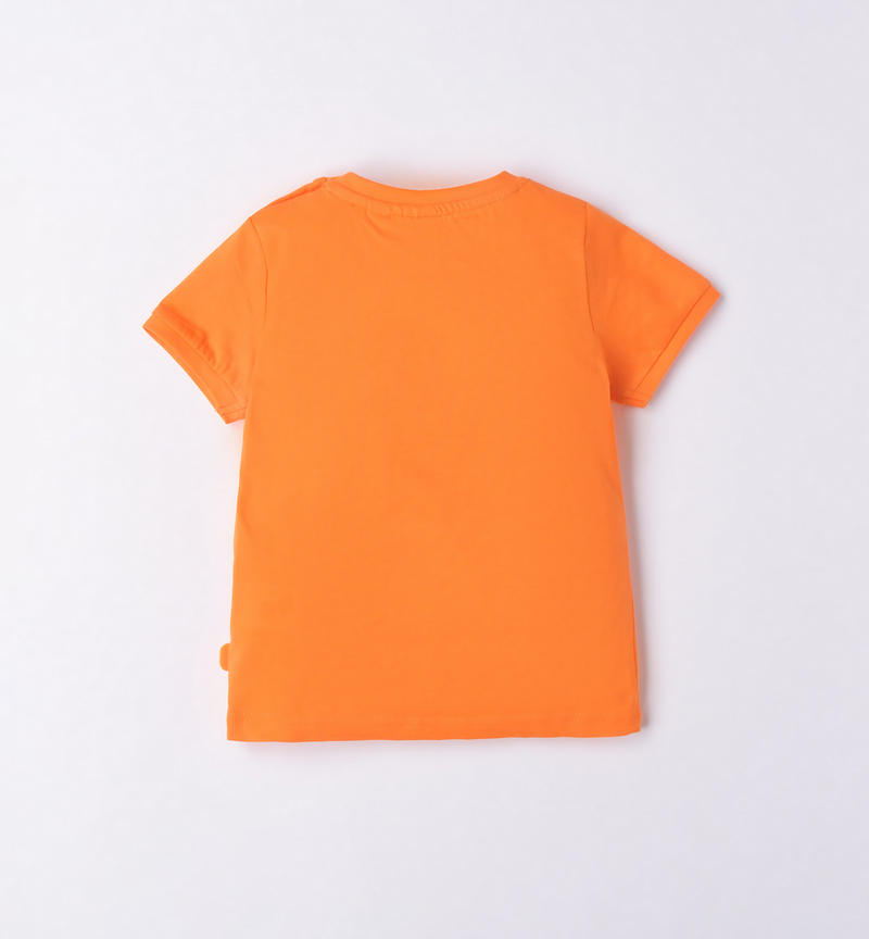 Sarabanda t-shirt for boys from 9 months to 8 years ARANCIO-1844