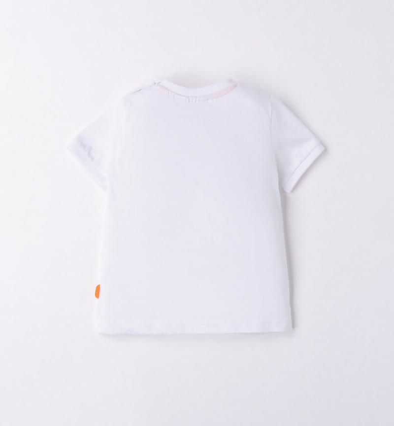 Sarabanda t-shirt for boys from 9 months to 8 years BIANCO-0113