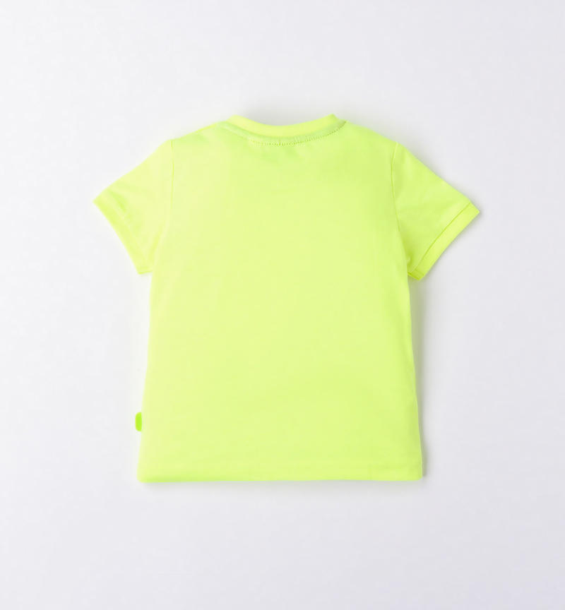 Sarabanda t-shirt for boys from 9 months to 8 years GREEN ACID-5841