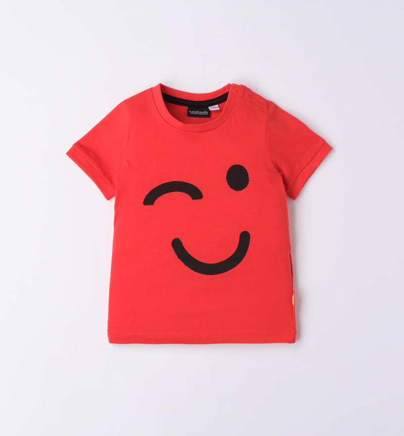 Sarabanda t-shirt for boys from 9 months to 8 years ROSSO-2235