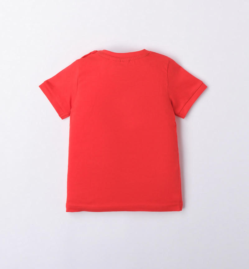Sarabanda t-shirt for boys from 9 months to 8 years ROSSO-2235