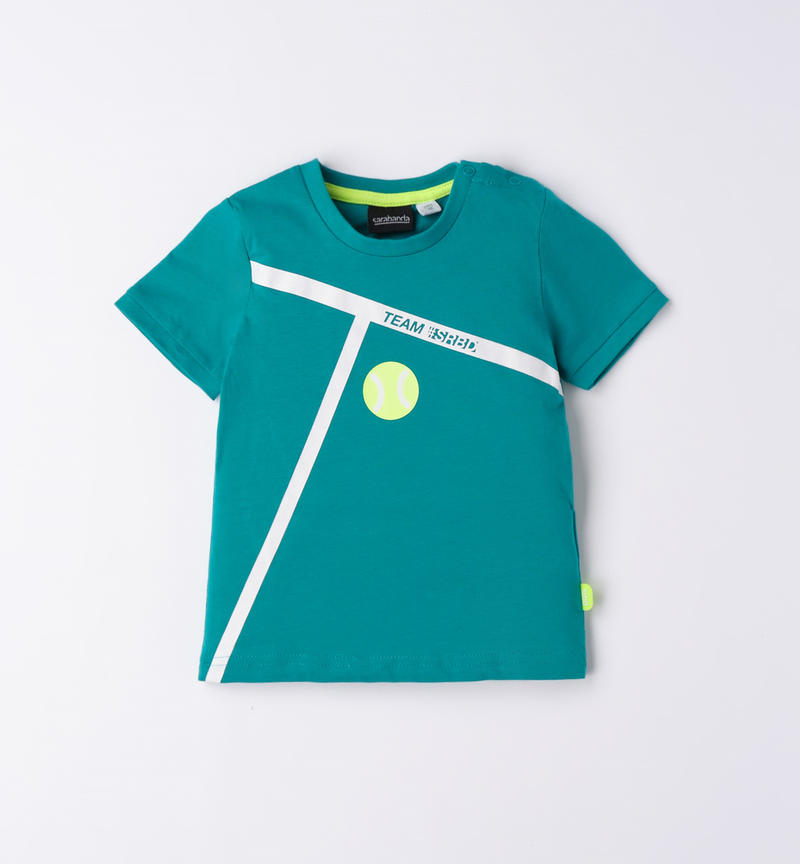 Sarabanda t-shirt for boys from 9 months to 8 years VERDE-4456