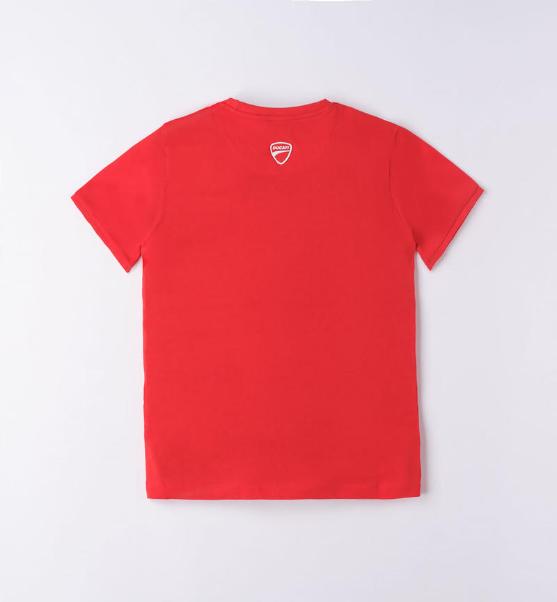 Ducati logo t-shirt for boys from 3 to 16 years ROSSO-2236
