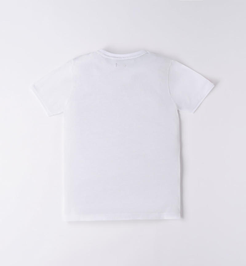 Ducati white t-shirt for boys from 3 to 16 years BIANCO-0113