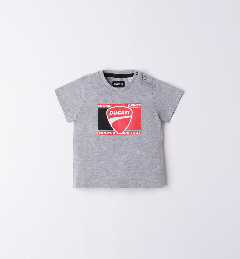 Ducati t-shirt for boys from 3 to 24 months GRIGIO MELANGE-8992