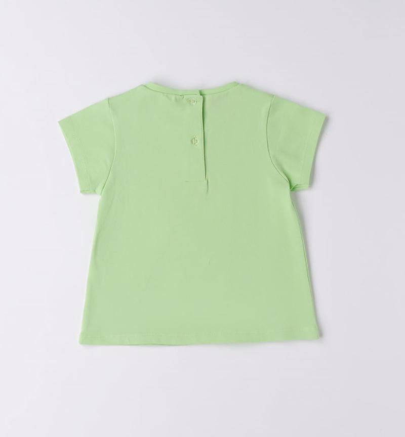 Sarabanda bunny T-shirt for girls from 12 months to 8 years MINT-5131