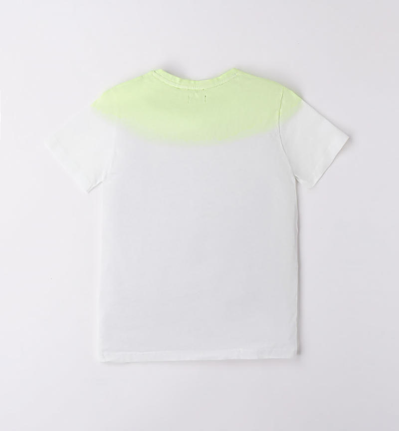 Ducati 100% cotton t-shirt for boys from 3 to 16 years GREEN ACID-5841