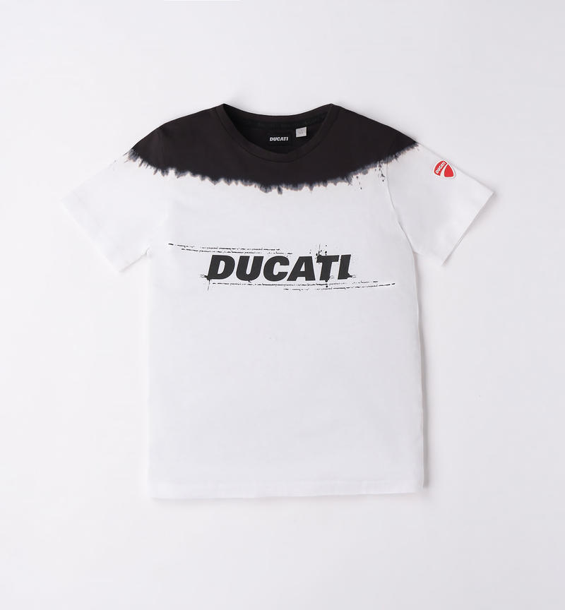 Ducati 100% cotton t-shirt for boys from 3 to 16 years NERO-0658