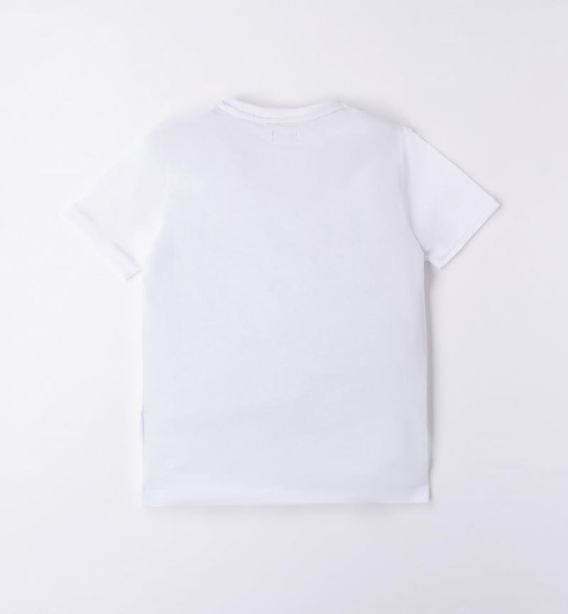 Ducati 100% cotton t-shirt for boys from 3 to 16 years BIANCO-0113