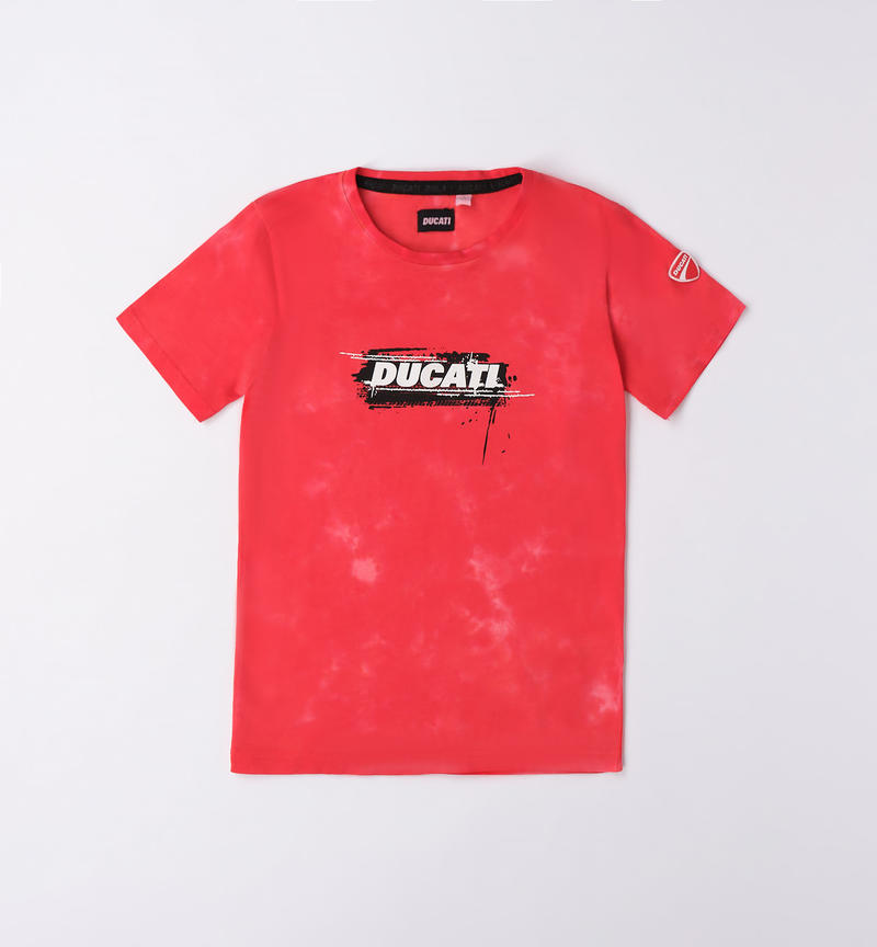 T-shirt Ducati bambino 100% cotone da 3 a 16 anni ORANGE FLUO-5840