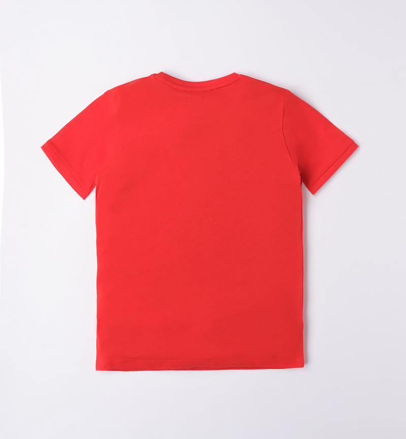 Ducati 100% cotton t-shirt for boys from 3 to 16 years ORANGE FLUO-5840