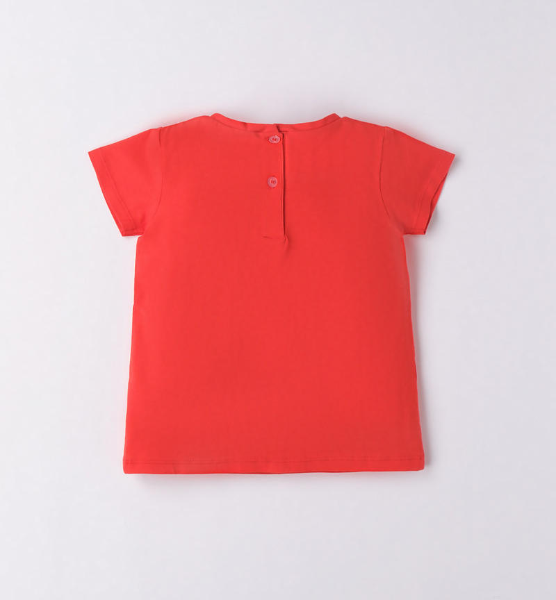 Sarabanda Love T-shirt for girls from 9 months to 8 years ROSSO-2235