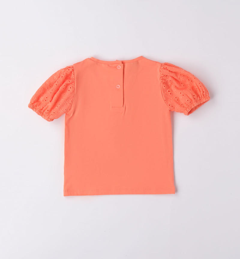 T-shirt mandarino bambina da 9 mesi a 8 anni Sarabanda MANDARINO-2132
