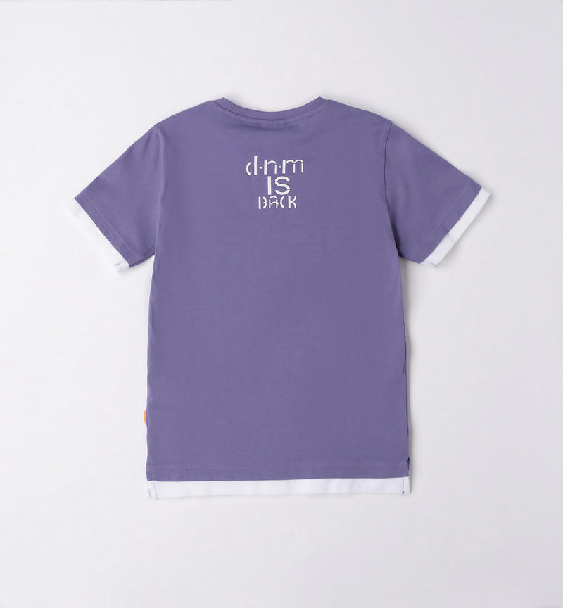 Sarabanda printed t-shirt for boys from 8 to 16 years VIOLA-3533