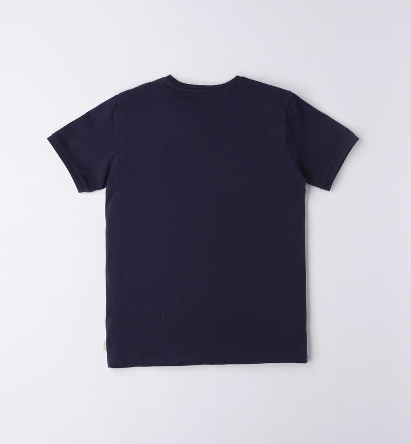 Sarabanda t-shirt for boys from 8 to 16 years NAVY-3854