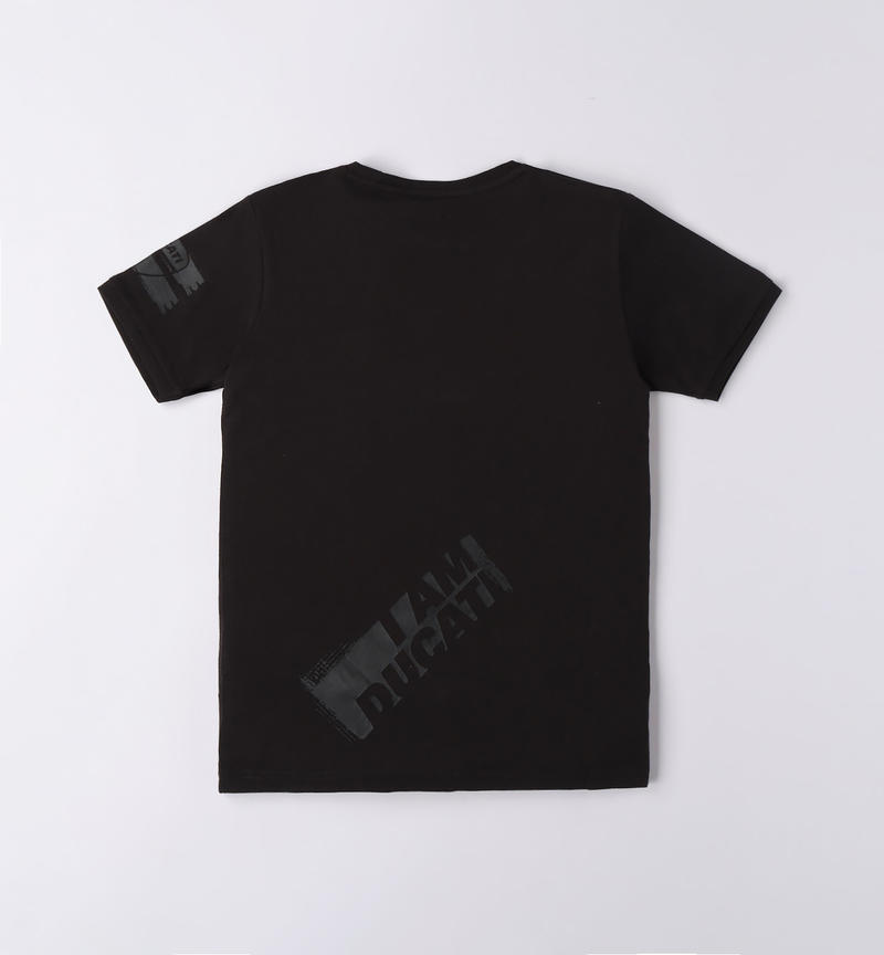 Ducati printed t-shirt for boys from 3 to 16 years NERO-0658