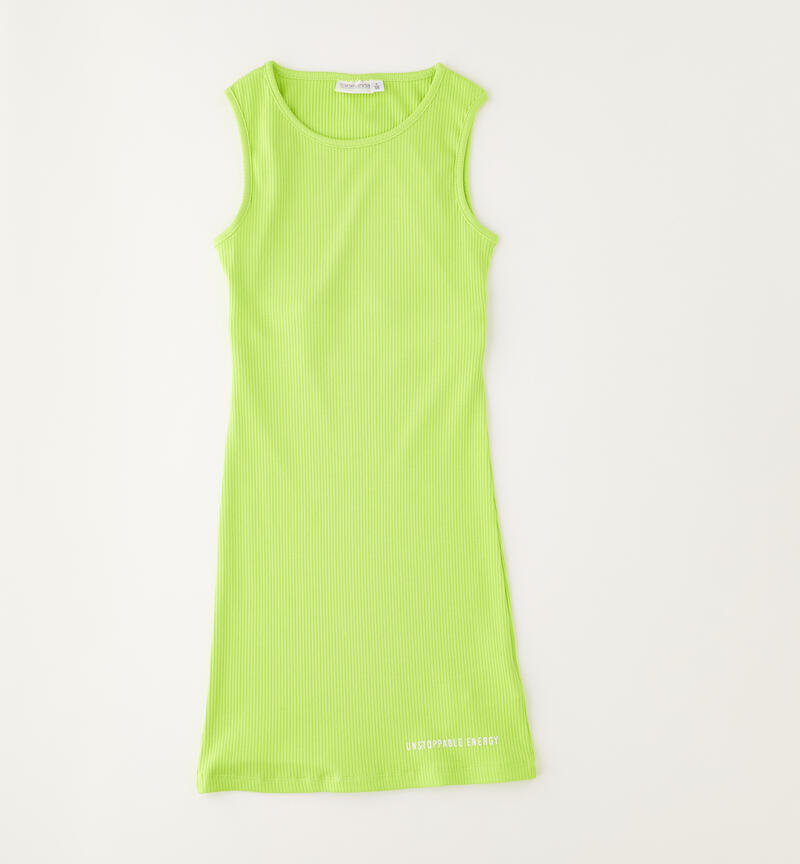 Tubino per bambina Sarabanda LIME -5228