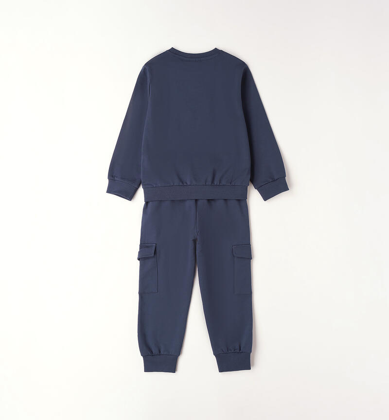 100% cotton tracksuit for children BLU-3656