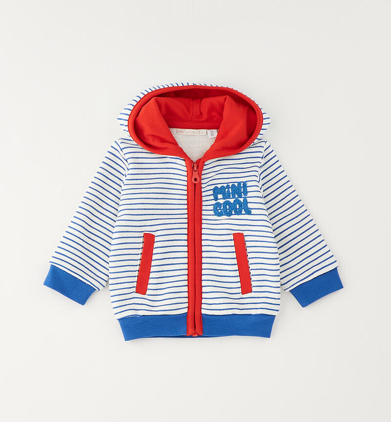 Tuta 3 pezzi neonato ECRU'-BLU-6BEZ