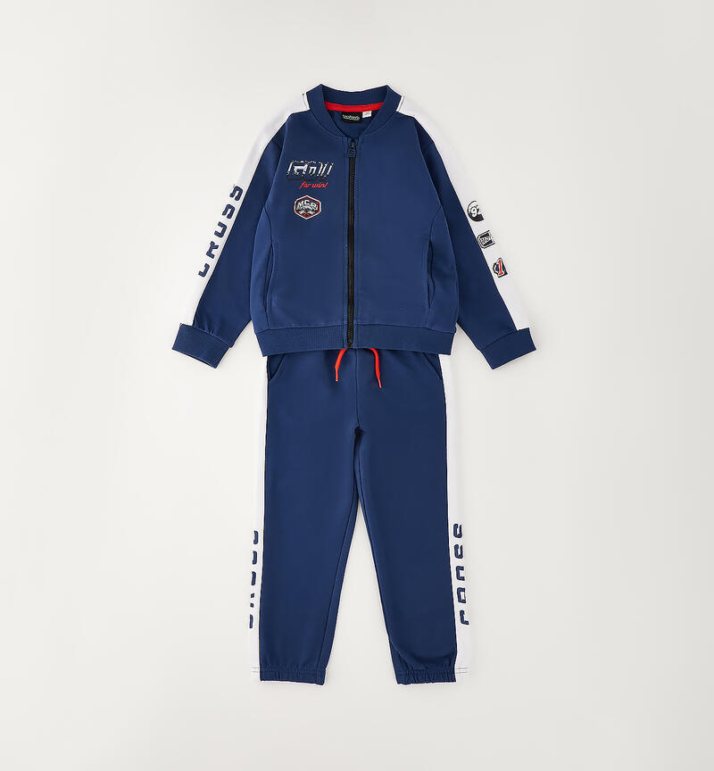 Cotton baby tracksuit BLU-3656