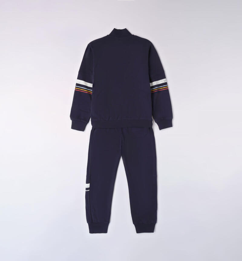 Sarabanda blue tracksuit for boys from 8 to 16 years NAVY-3854