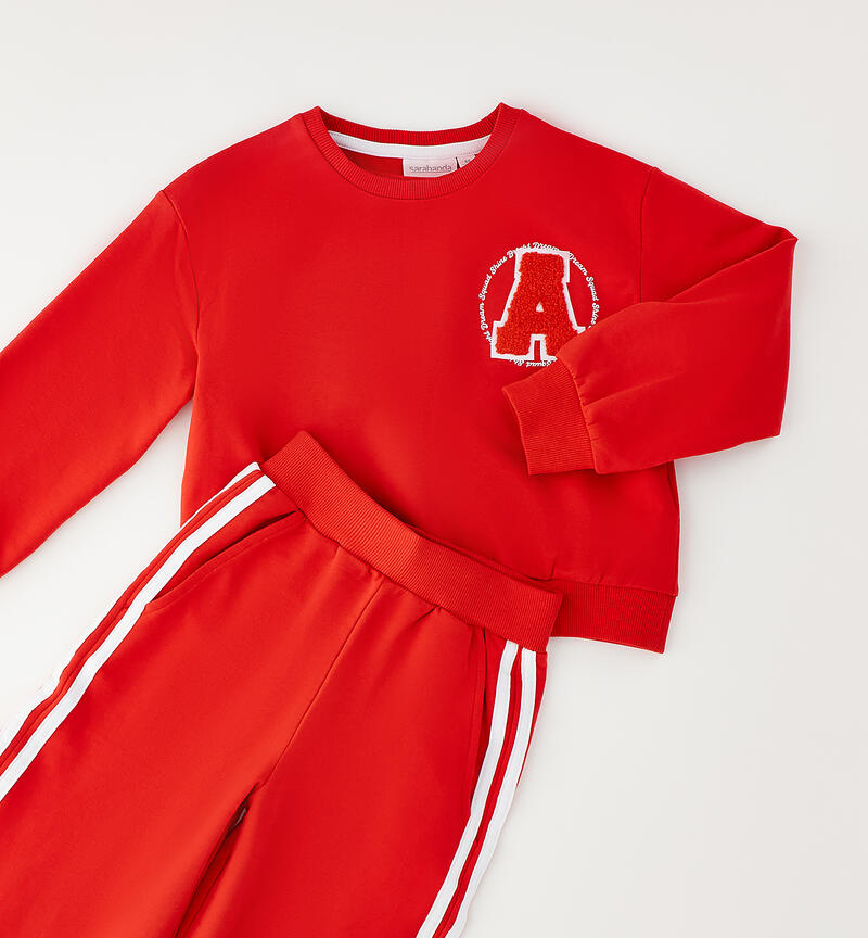 Sarabanda girls' tracksuit ROSSO-2236
