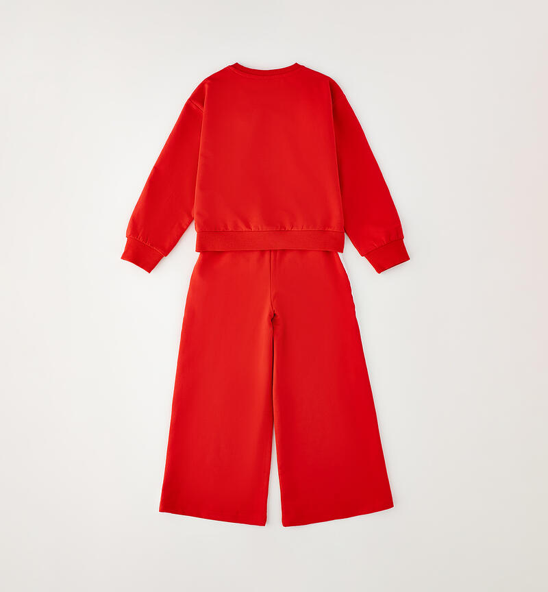 Sarabanda girls' tracksuit ROSSO-2236