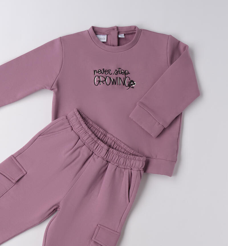 Girl's tracksuit VERY GRAPE-3113