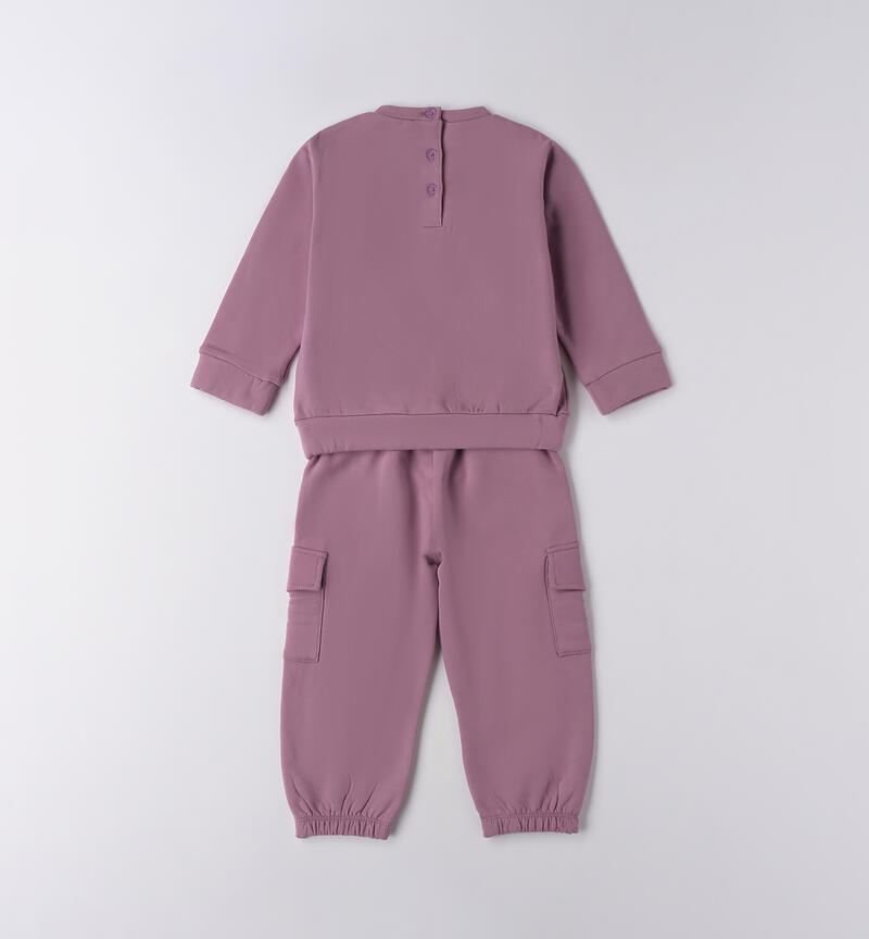 Girl's tracksuit VERY GRAPE-3113