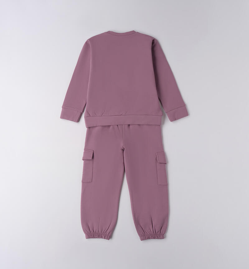 Girl's tracksuit VERY GRAPE-3113