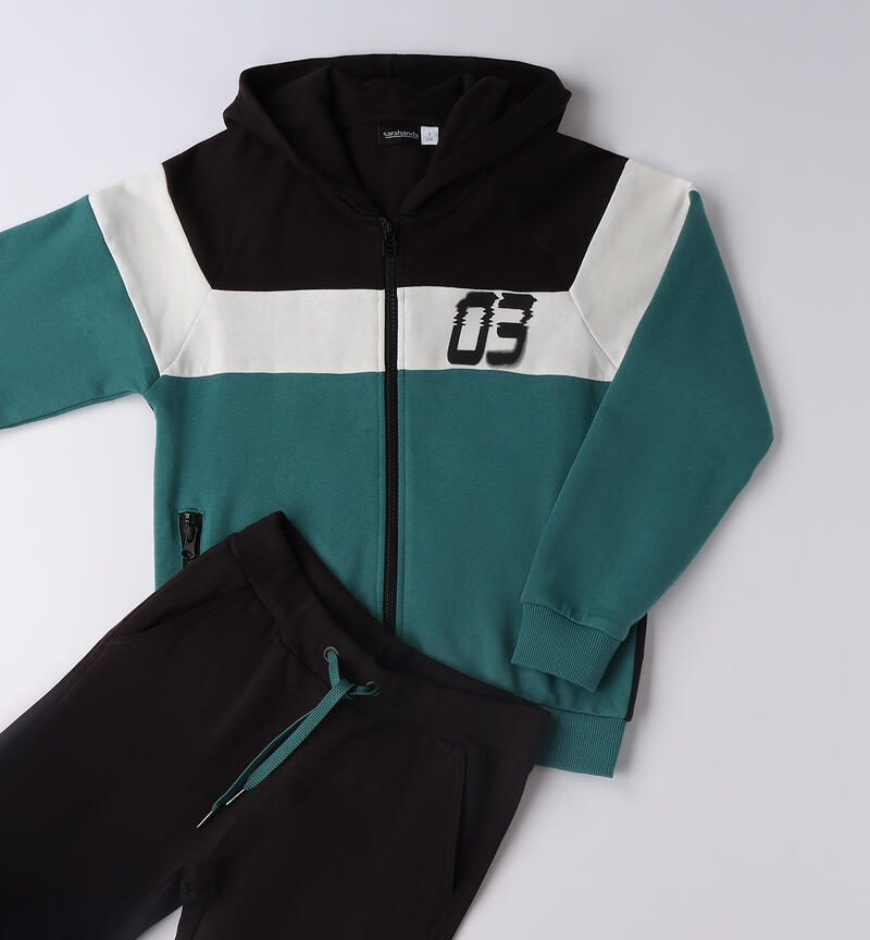 Tuta da ragazzo VERDE-4525