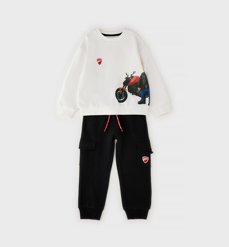 Tuta Ducati per bambino BIANCO-0113