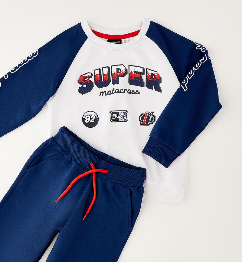 Two-piece tracksuit for children BIANCO-0113