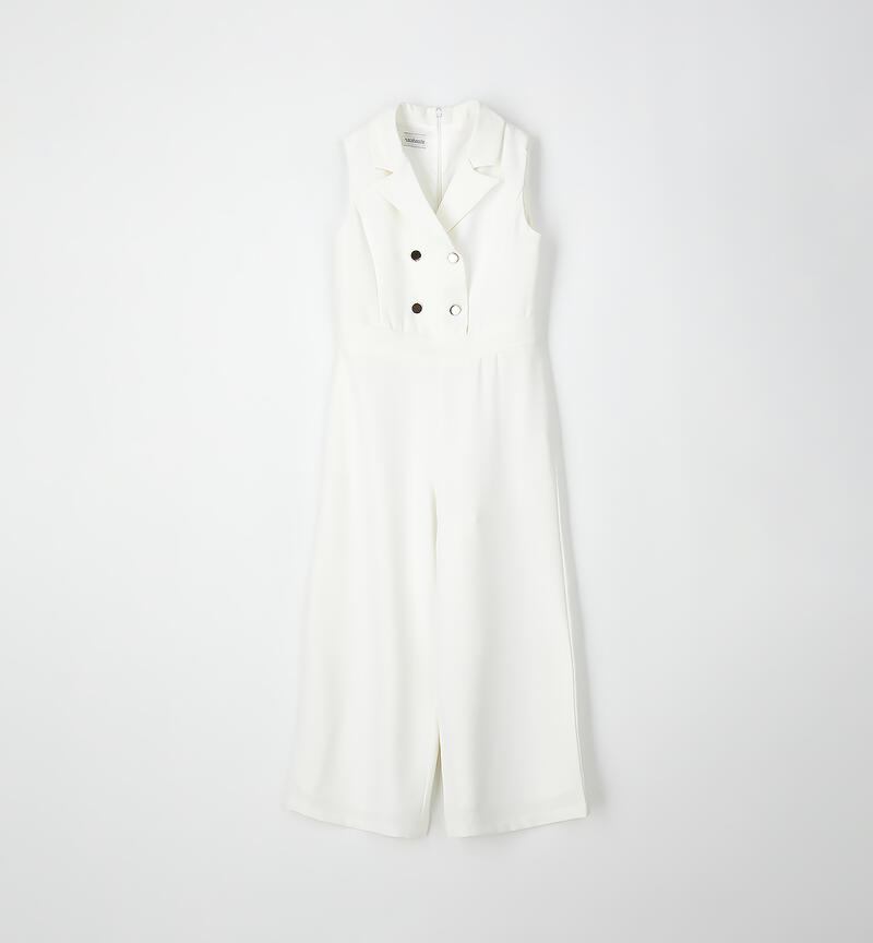 Tuta elegante per ragazza PANNA-0112