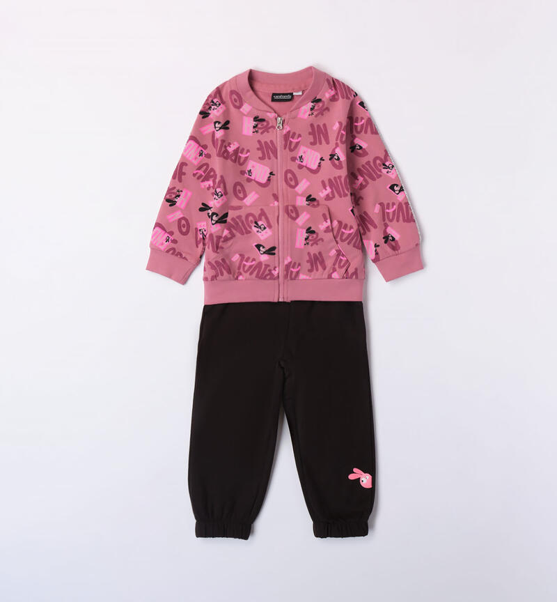 Sarabanda tracksuit for girls from 9 months to 8 years CIPOLLA-MULTICOLOR-6WN8