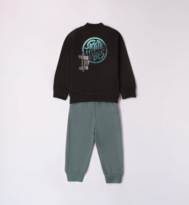 Sarabanda tracksuit for boys from 9 months to 8 years  NERO-0658