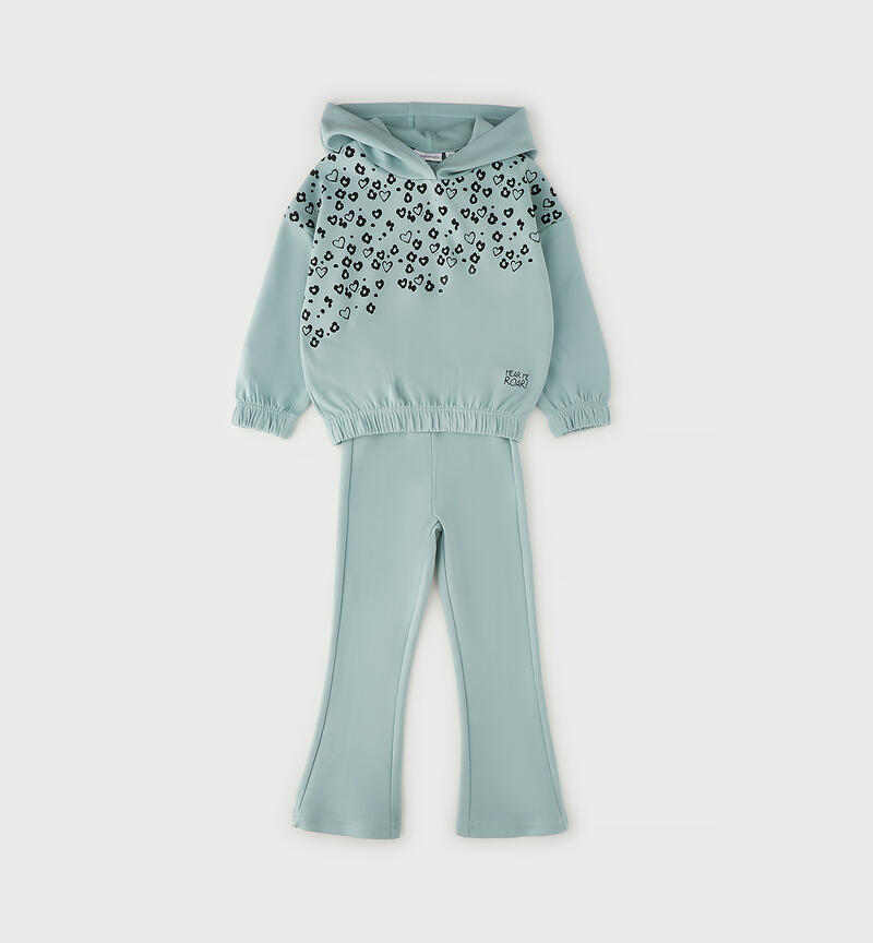 Tracksuit for girls L.GREEN-4136