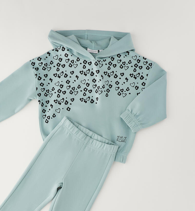 Tracksuit for girls L.GREEN-4136